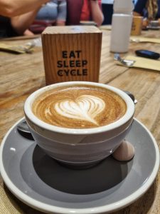 Koffie en fietsen in Girona